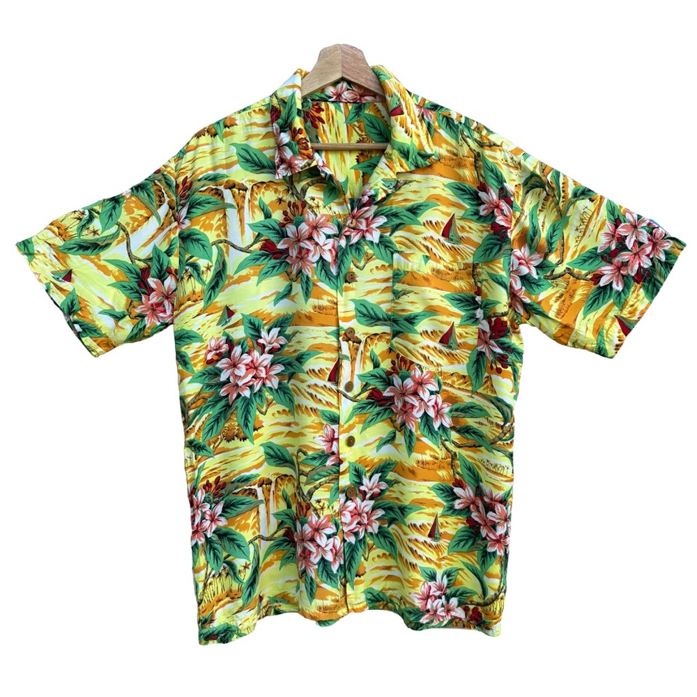 Yellow Hawaiian Men's Shirt